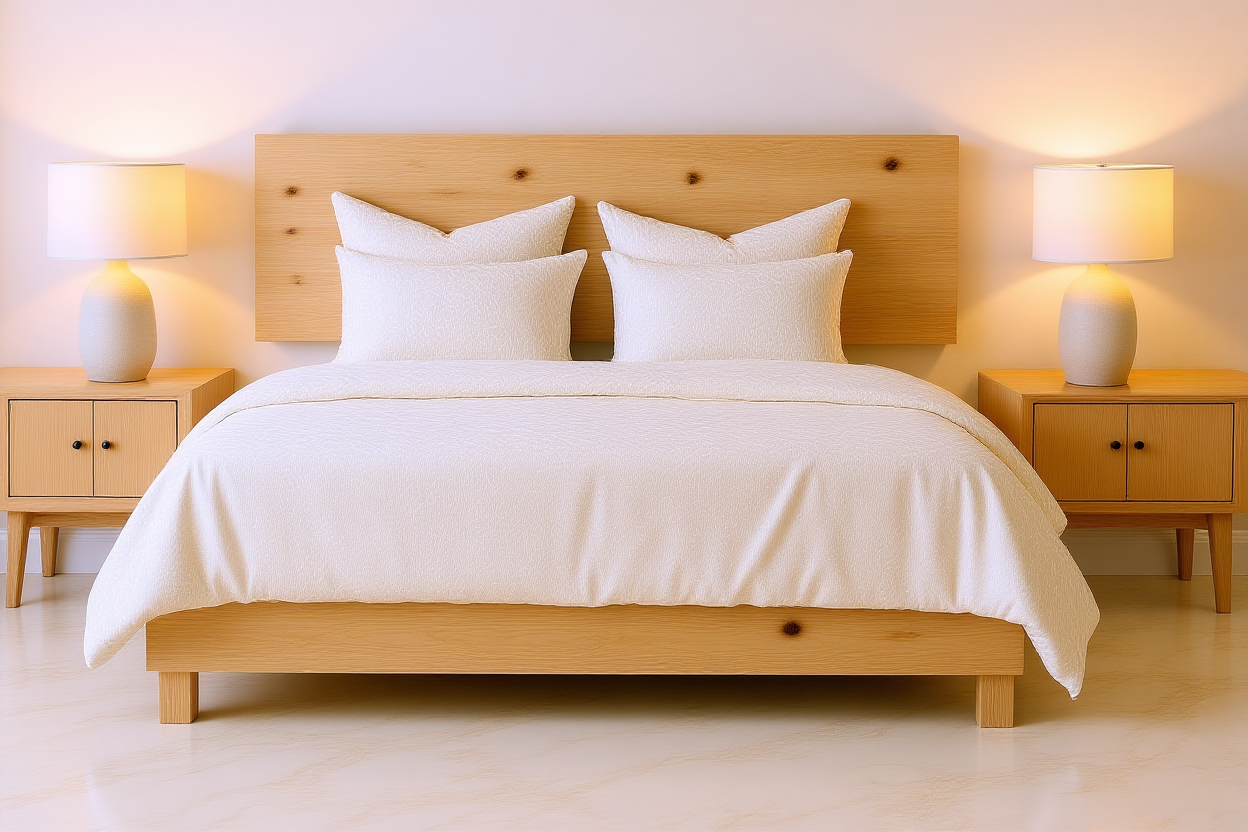 BAY (AUSSIE MADE) SOLID TIMBER BEDROOM COLLECTION - ASSORTED STAINED COLOURS - STARTING FROM $999