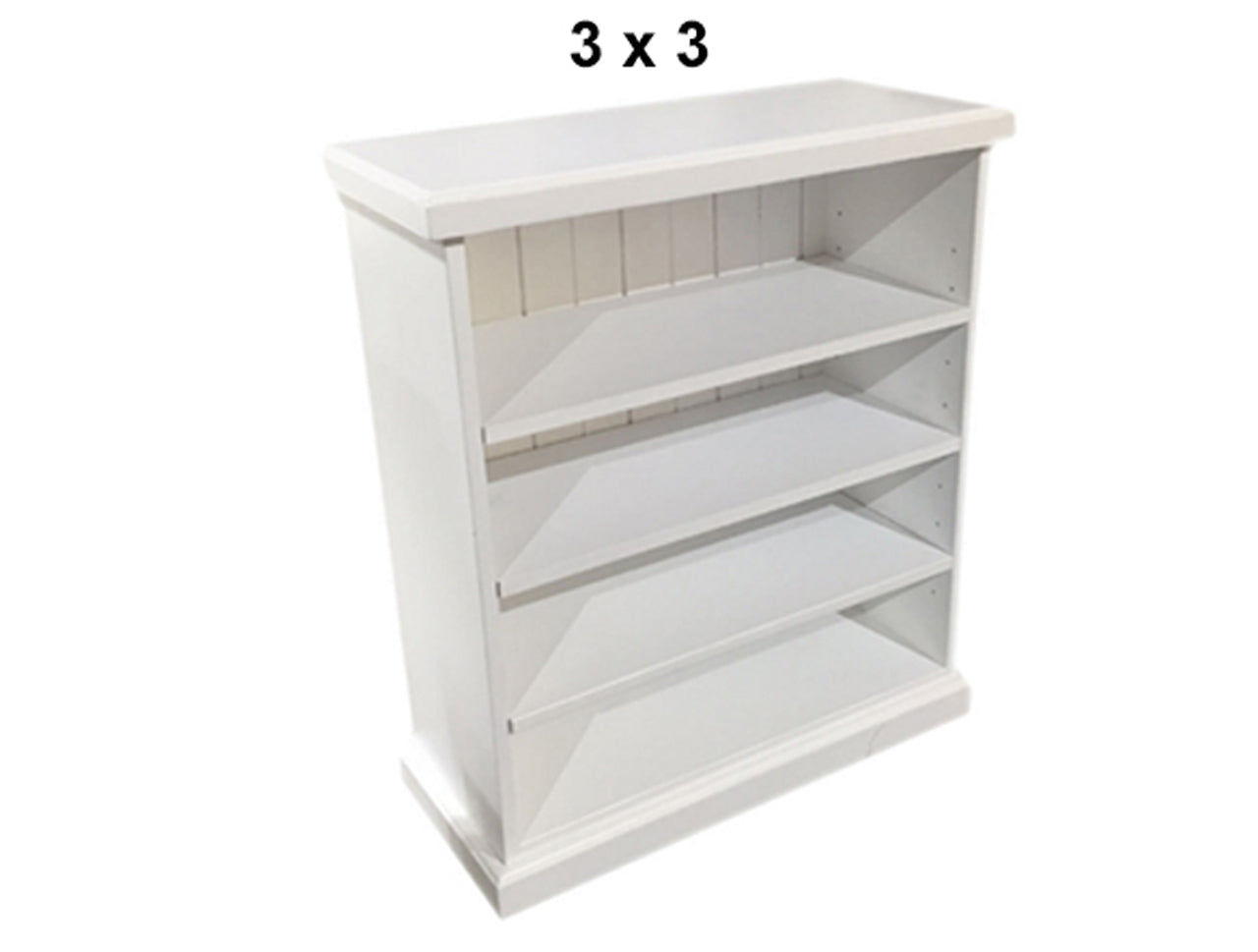 ALEXIA (AUSSIE MADE) LOWLINE BOOKCASE COLLECTION  - ASSORTED PAINTED COLOURS - STARTING FROM $499