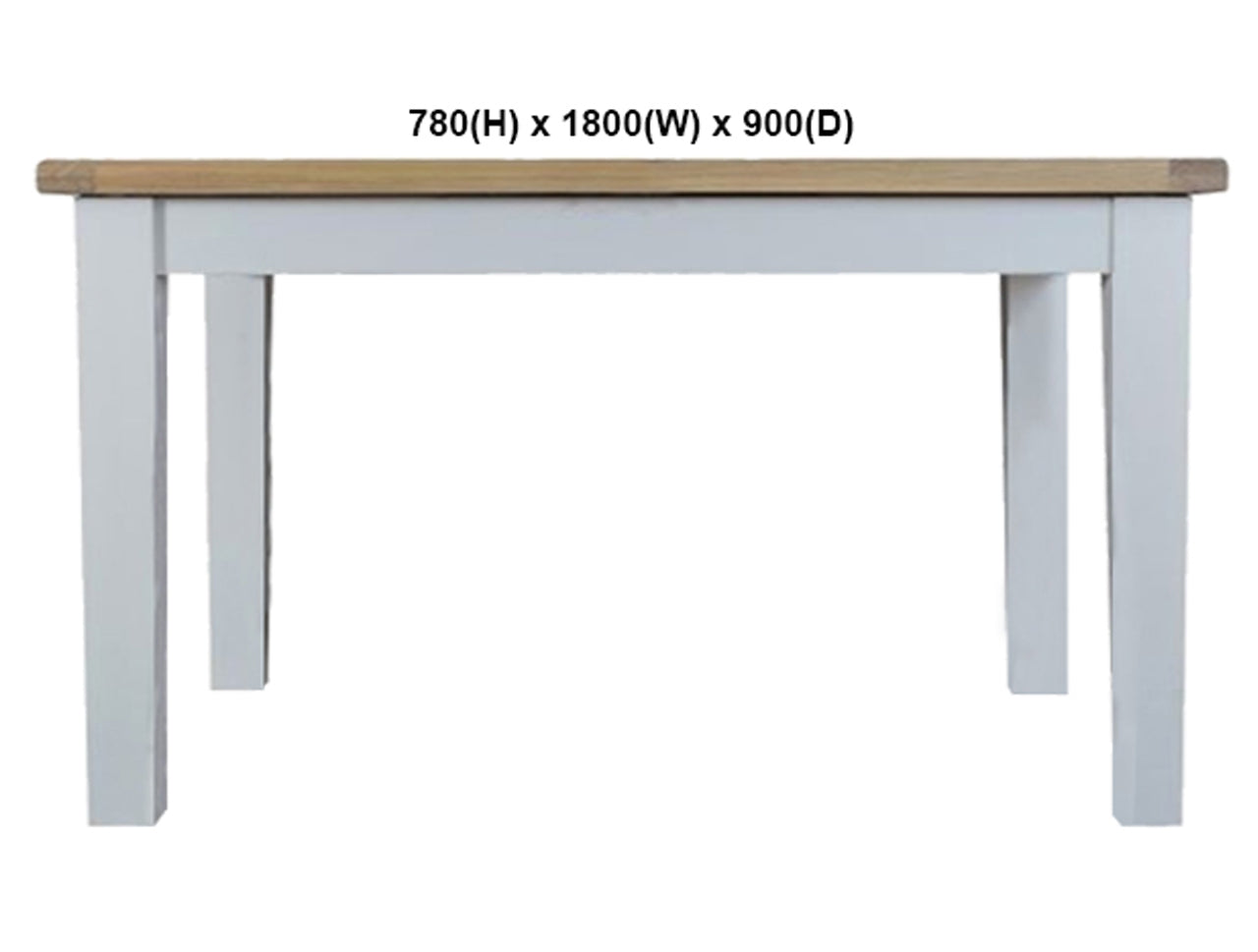 ARBETTA (AUSSIE MADE) THICK TOP DINING TABLE COLLECTION - ASSORTED PAINTED COLOURS - STARTING FROM $1499