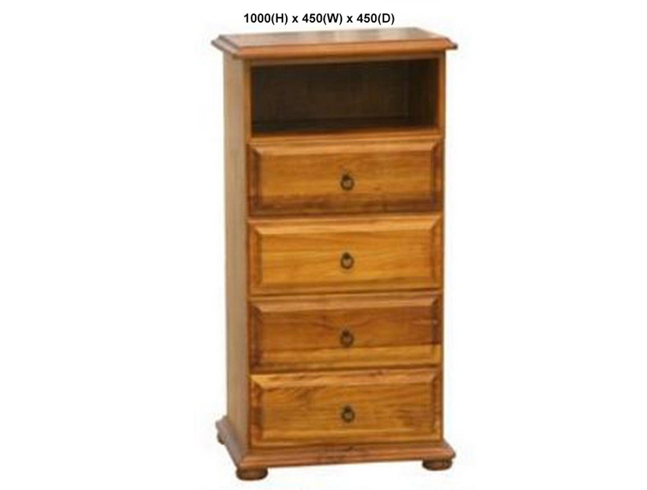 AVONDALE (AUSSIE MADE) LINGERIE CHEST WITH VIDEO SHELF COLLECTION - ASSORTED STAINED COLOURS - STARTING FROM $699