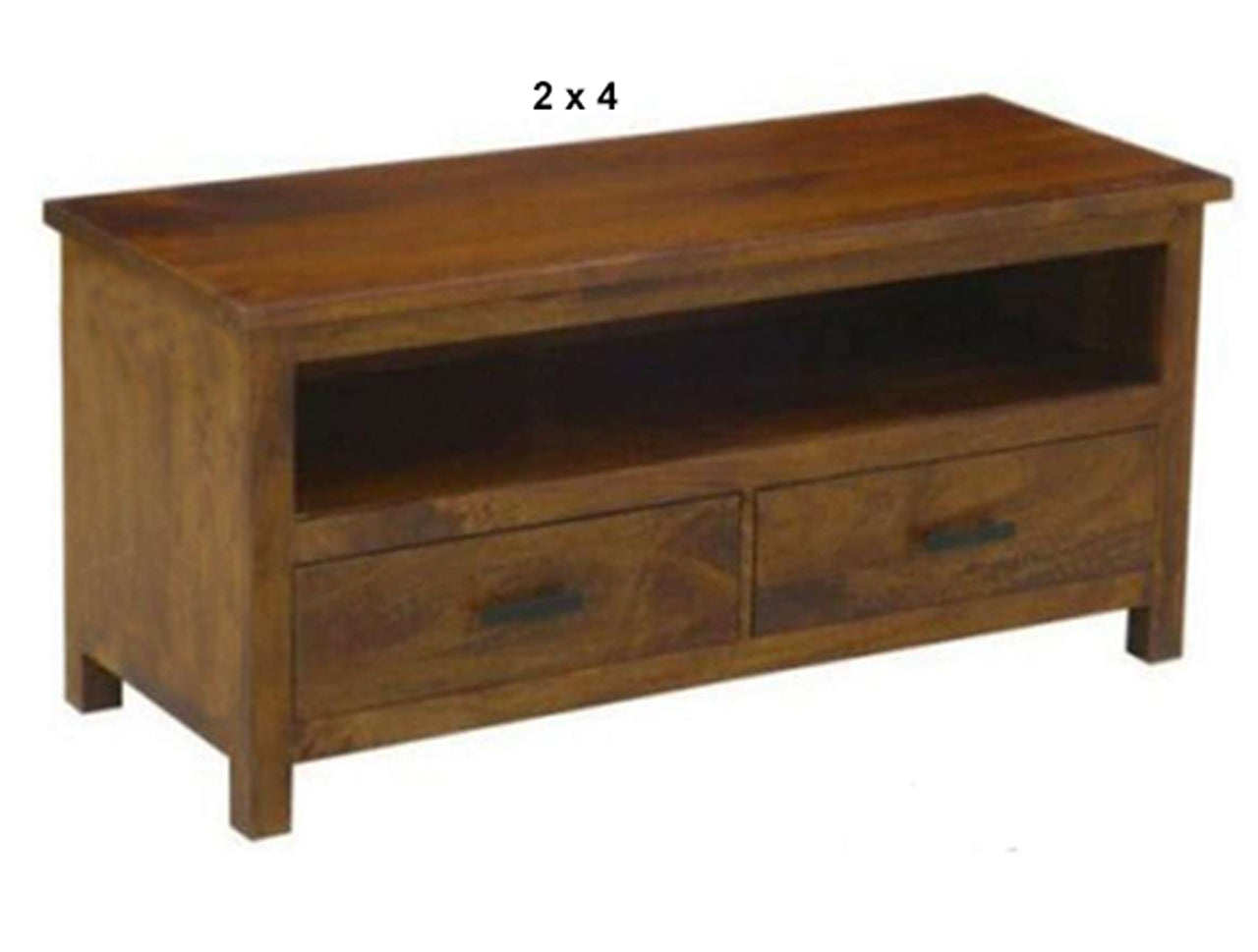 BRONTE (AUSSIE MADE) 2 DRAWER TV UNIT COLLECTION - ASSORTED STAINED COLOURS - STARTING FROM $699