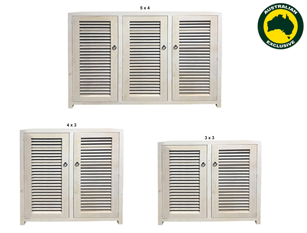 BANDY (AUSSIE MADE) SHOE CABINET WITH DOORS COLLECTION - ASSORTED PAINTED COLOURS - STARTING FROM $899