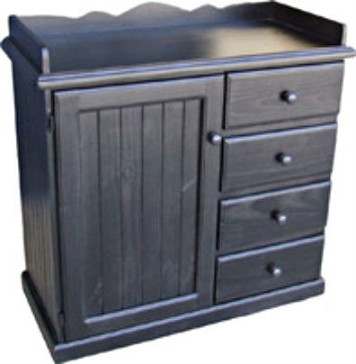 BABY CHANGE (AUSSIE MADE) TABLE  4 DRAWERS / 1 DOOR - 1030(H) X 1060(W) - ASSORTED COLOURS AVAILABLE