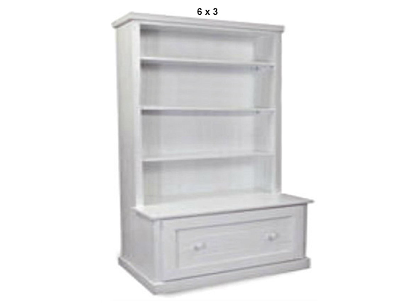 URBAN (AUSSIE MADE) BOOKCASE COMBO WITH FLAT TOP + 1 DRAWER COLLECTION - ASSORTED PAINTED COLOURS - STARTING FROM $849