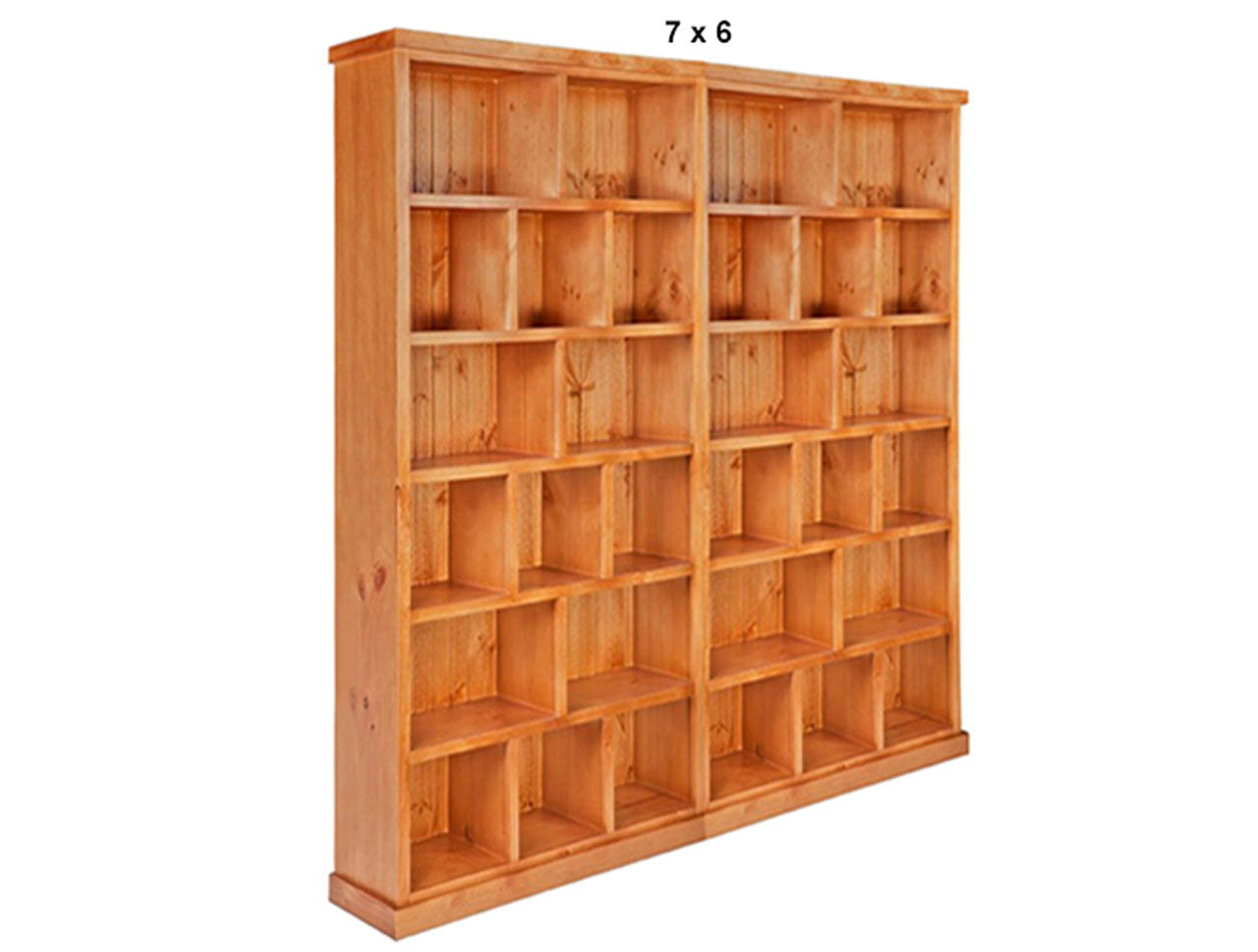 URBAN (AUSSIE MADE) FLAT TOP STAGGERED BOOKCASE COLLECTION - ASSORTED STAINED COLOURS - STARTING FROM $1399