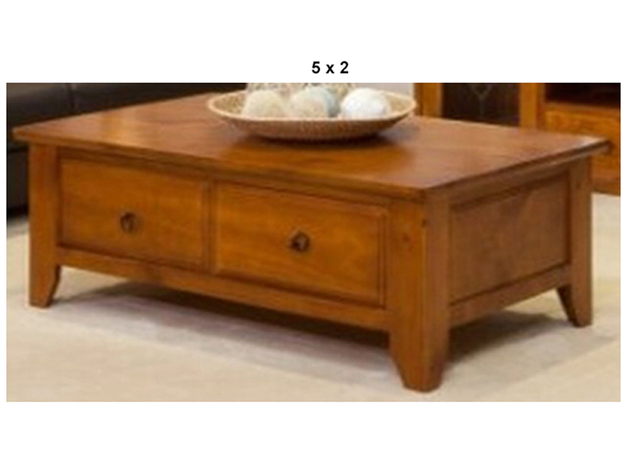 VERSACE (AUSSIE MADE) COFFEE TABLE WITH 2 DRAWERS COLLECTION - ASSORTED STAINED COLOURS - STARTING FROM $699