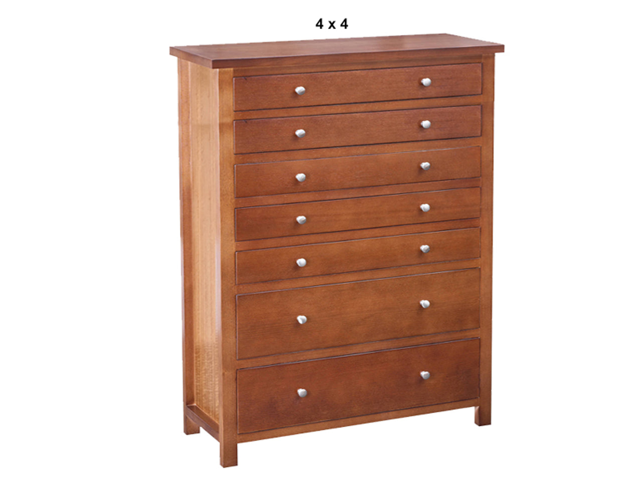 VIRGO (AUSSIE MADE) TALLBOY CHEST COLLECTION - TASSIE OAK COMBINATION - ASSORTED STAINED COLOURS - STARTING FROM $999