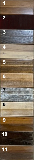 BASKET WEAVE (AUSSIE MADE) DINING TABLE WITH SQUARE LEG BASE SYSTEM COLLECTION - ASSORTED STAINED COLOURS - STARTING FROM $2199