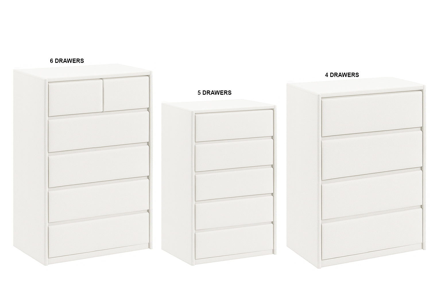 AVALON (AUSSIE MADE) FABRIC TALLBOY COLLECTION - ASSORTED PAINTED COLOURS