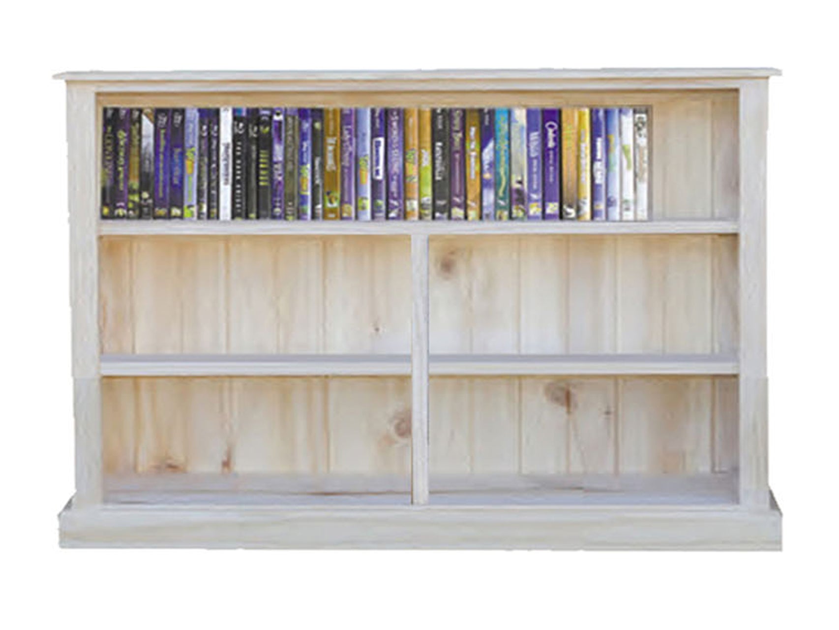 VALUE (AUSSIE MADE) LOWLINE SKINNY BOOKCASE COLLECTION - RAW - STARTING FROM $299