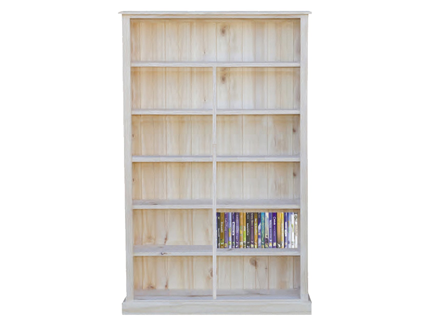 VALUE (AUSSIE MADE) HIGHLINE SKINNY BOOKCASE COLLECTION - RAW - STARTING FROM $499