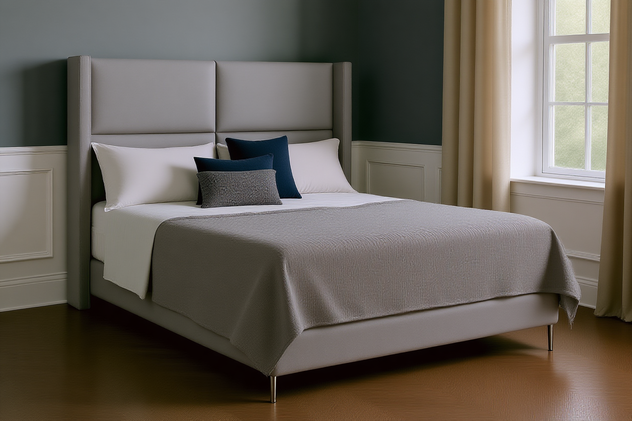 VALVES (AUSSIE MADE) UPHOLSTERED BEDROOM COLLECTION - ASSORTED FABRICS AND COLOURS - STARTING FROM $1499