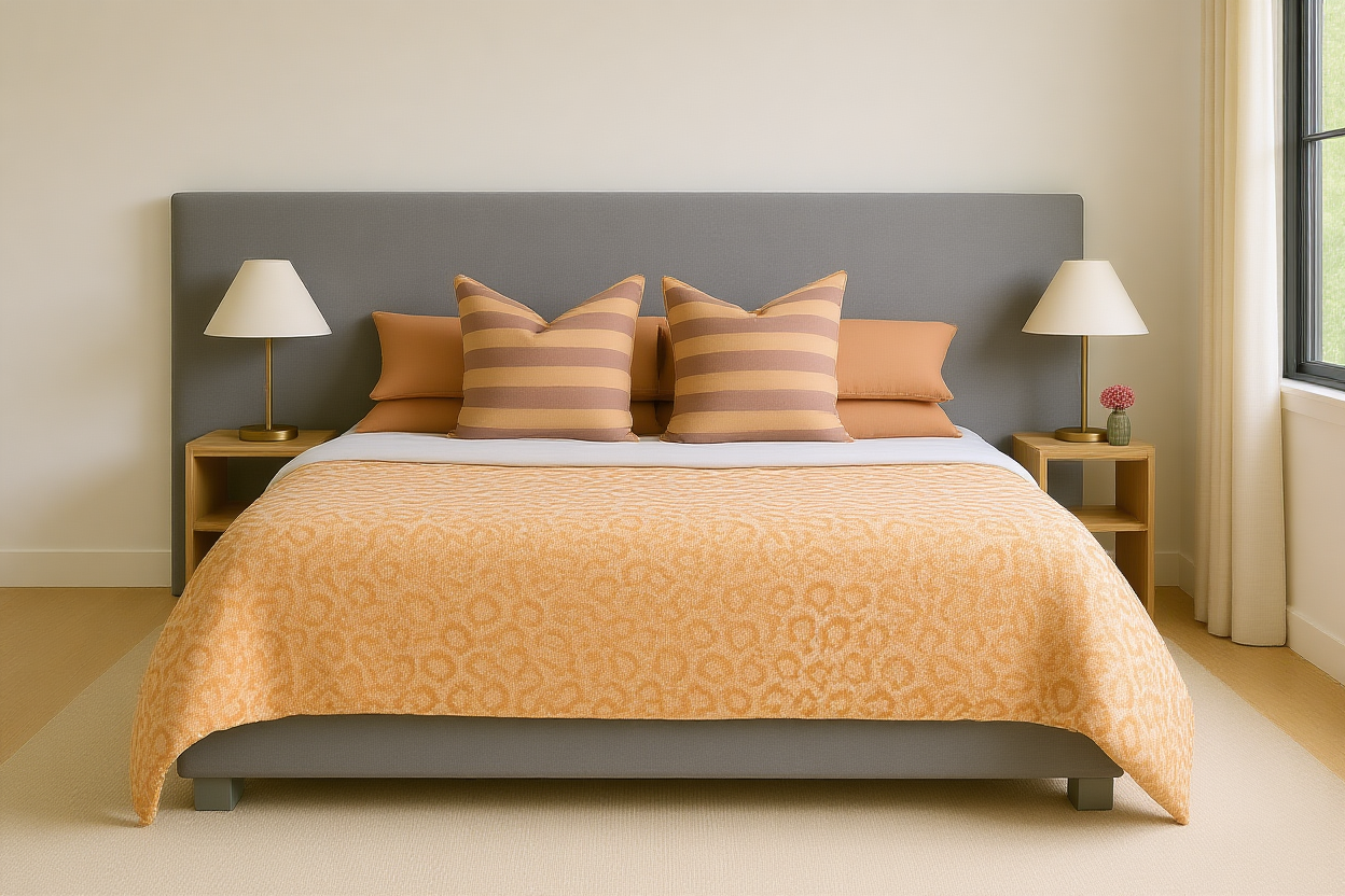 AVENUE (AUSSIE MADE) UPHOLSTERED BED BASE – ASSORTED FABRICS OR COLOURS - STARTING FROM $1999