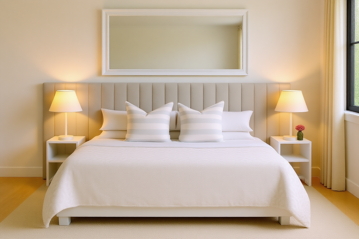 AVENUE (AUSSIE MADE) UPHOLSTERED BED BASE – ASSORTED FABRICS OR COLOURS - STARTING FROM $1999