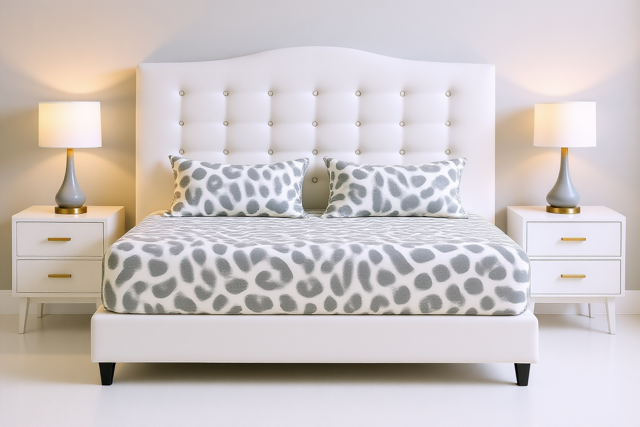 ARIEL (AUSSIE MADE) UPHOLSTERED BEDROOM COLLECTION - ASSORTED FABRICS AND COLOURS - STARTING FROM $699