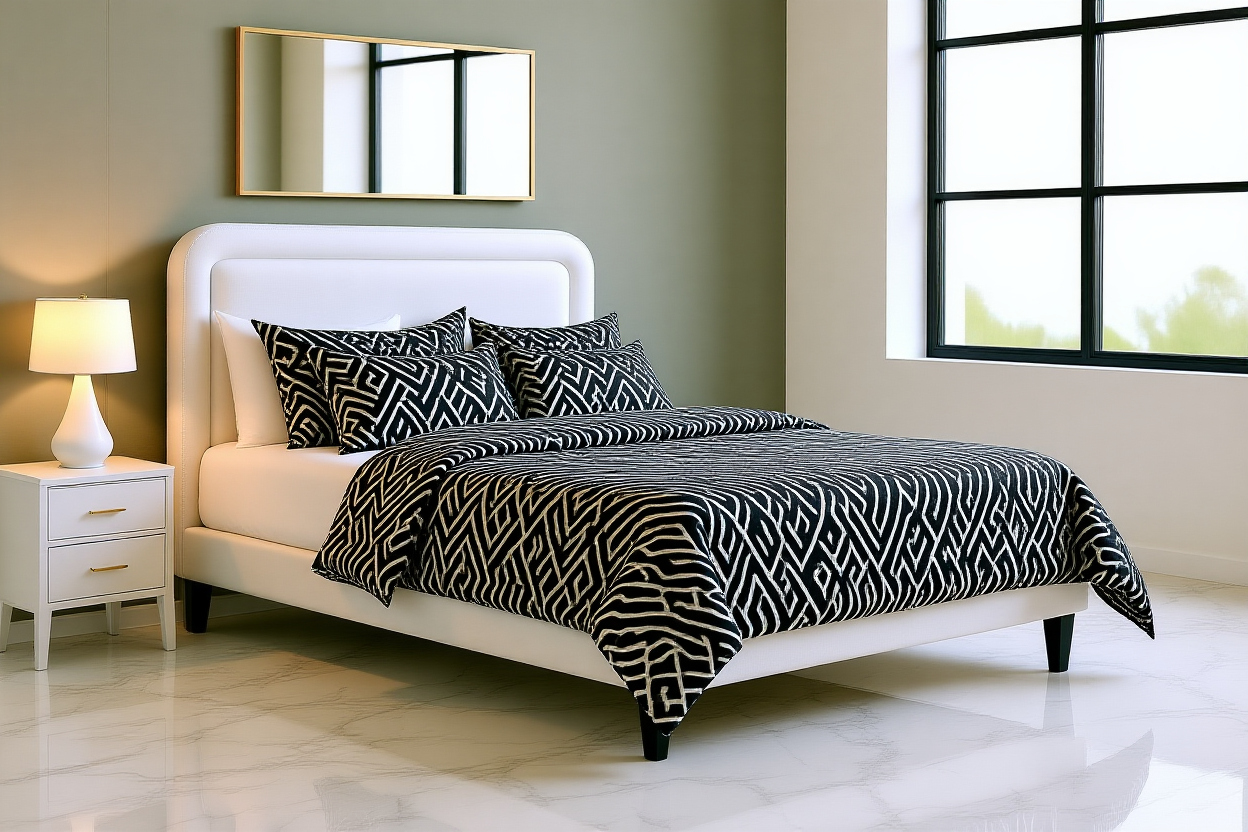 WRAPPED (AUSSIE MADE) BEDROOM COLLECTION - ASSORTED FABRICS AND COLOURS - STARTING FROM $1299