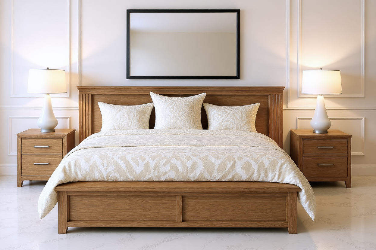 URBANITE (AUSSIE MADE) ALL TIMBER STORAGE BEDROOM WITH BLANKET STORAGE COLLECTION - ASSORTED STAINED AND PAINTED COLOURS - STARTING FROM $1699