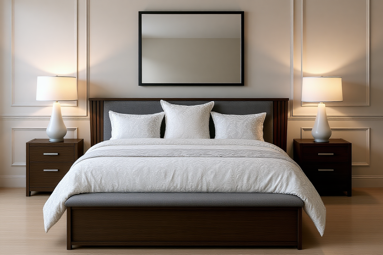 URBANITE (AUSSIE MADE) SOLID TIMBER BEDROOM COLLECTION - ASSORTED STAINED COLOURS - STARTING FROM $999