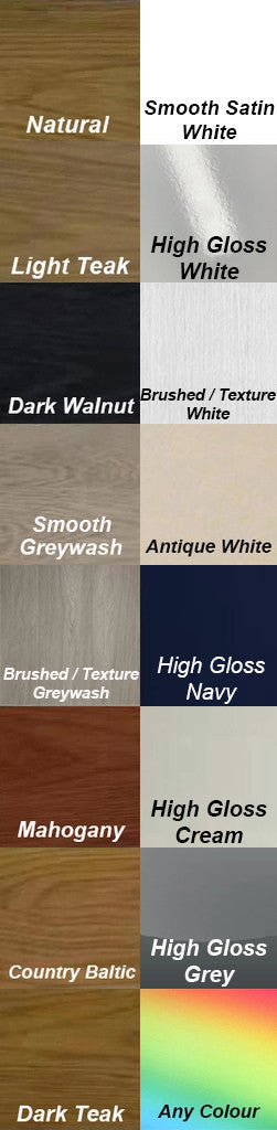 ARIANNE (AUSSIE MADE) SINGLE OR KING SINGLE 3 PIECE BEDROOM SUITE - ASSORTED COLOURS