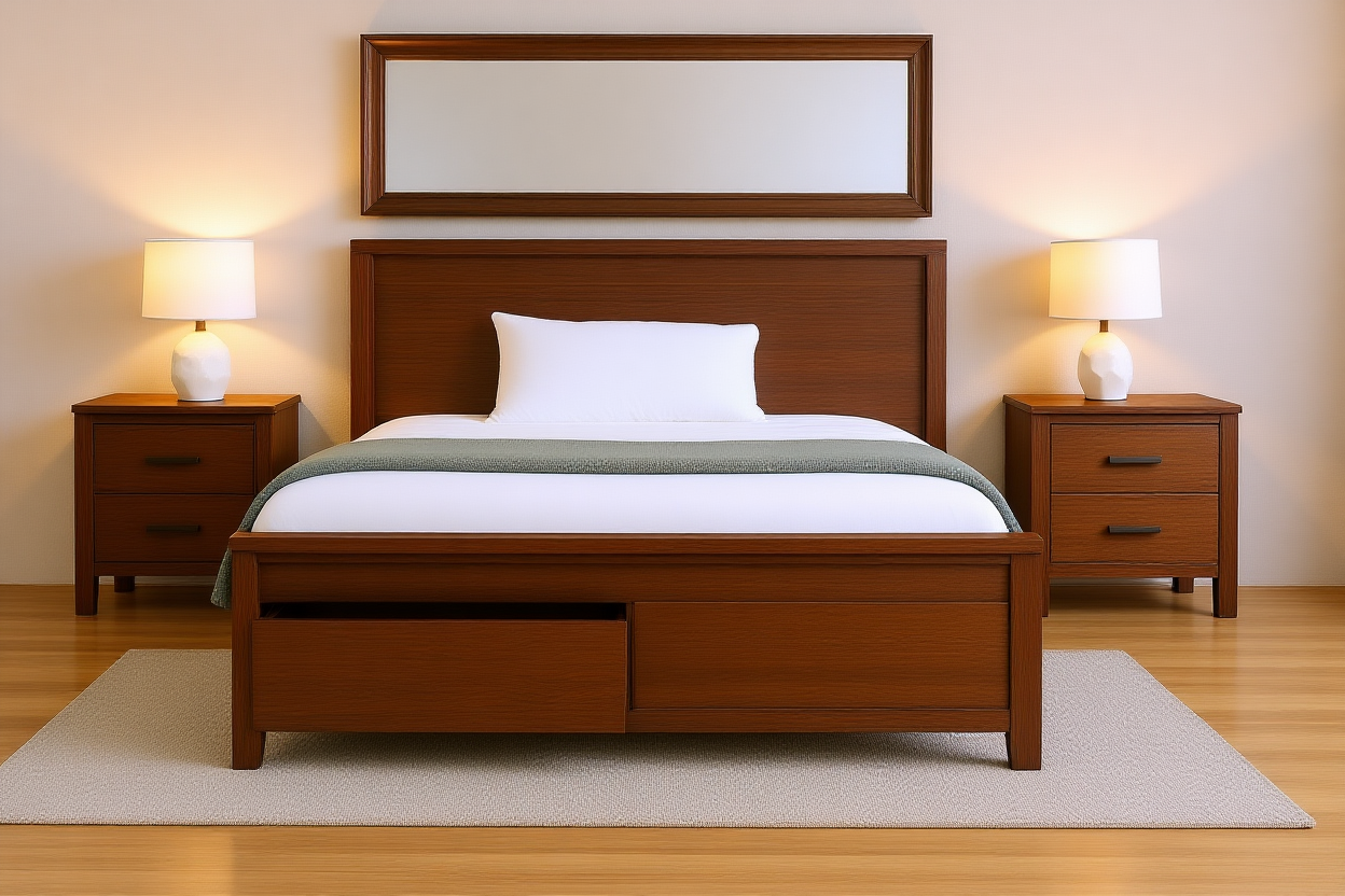 TOPPS (AUSSIE MADE) BEDROOM COLLECTION - ASSORTED STAINED COLOURS - STARTING FROM $1499