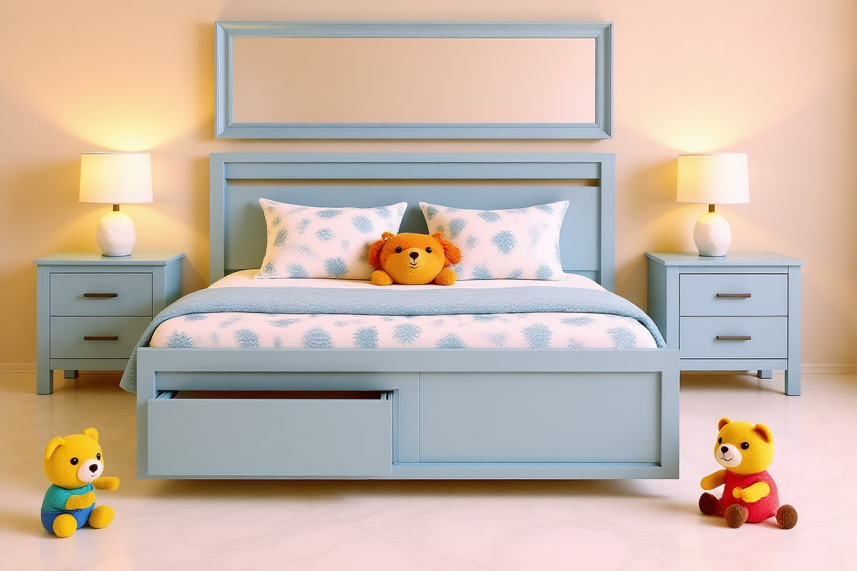 TOPPS (AUSSIE MADE) KIDS BEDROOM COLLECTION - ASSORTED PAINTED COLOURS - STARTING FROM $1499