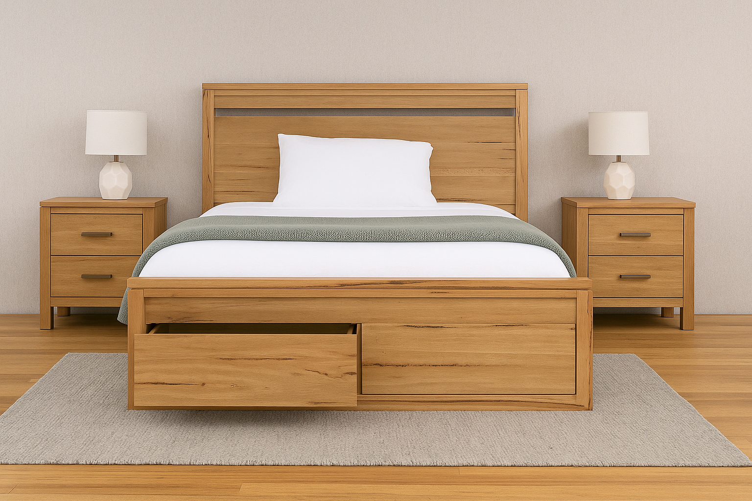 TOPPS (AUSSIE MADE) BEDROOM COLLECTION - ASSORTED STAINED COLOURS - STARTING FROM $1499