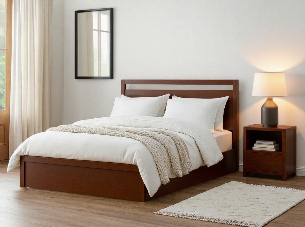 SWEDEN (AUSSIE MADE) FRONT STORAGE BEDROOM COLLECTION - ASSORTED STAINED COLOURS - STARTING FROM $999