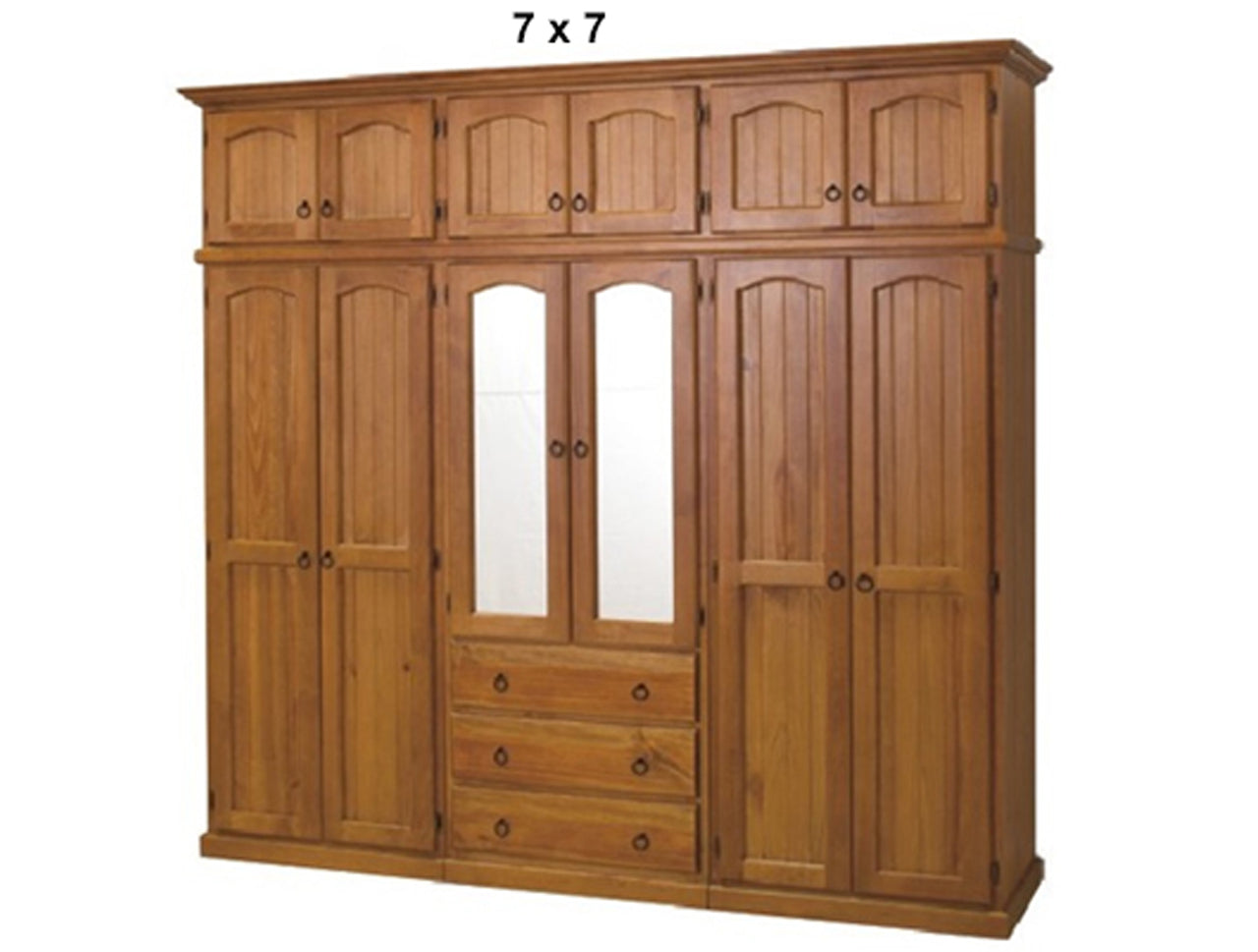 ARRONE (AUSSIE MADE) 4 PIECE WARDROBE WITH 12 DOORS AND 3 DRAWERS COLLECTION - ASSORTED STAINED COLOURS - STARTING FROM $2999