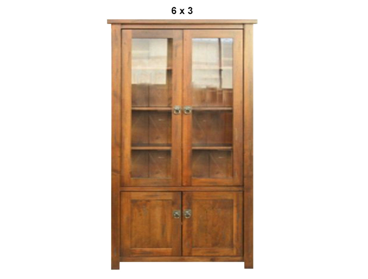 ALANZO (AUSSIE MADE) 4 DOOR LIBRARY UNIT COLLECTION - ASSORTED STAINED COLOURS - STARTING FROM $1199