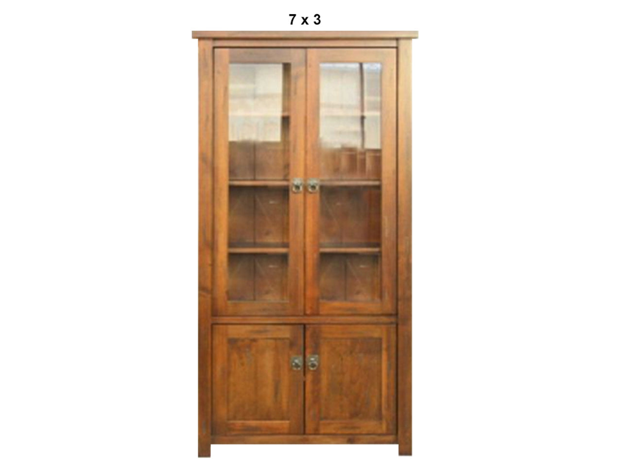 ALANZO (AUSSIE MADE) 4 DOOR LIBRARY UNIT COLLECTION - ASSORTED STAINED COLOURS - STARTING FROM $1199