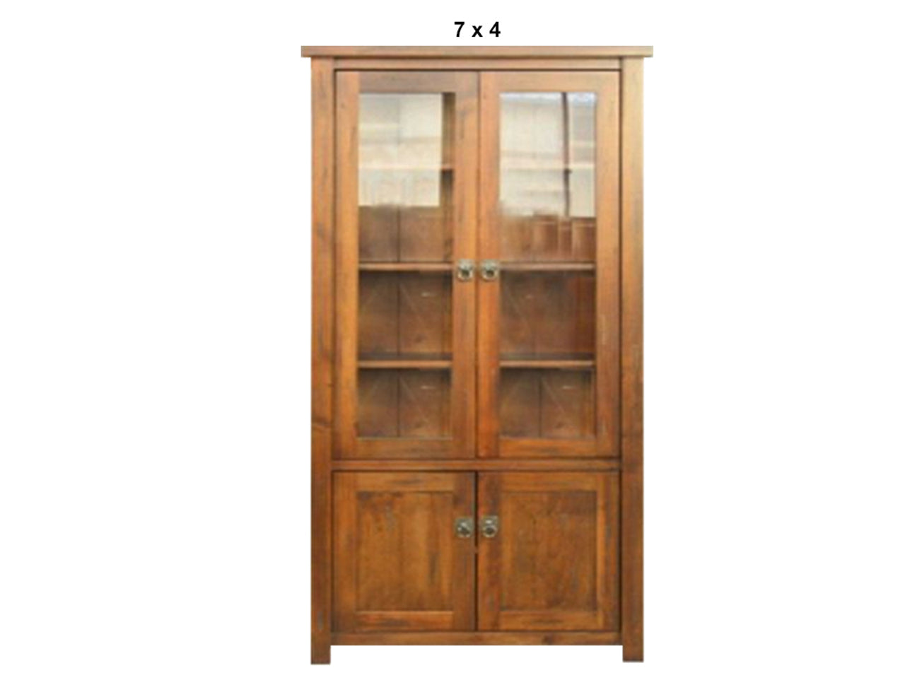 ALANZO (AUSSIE MADE) 4 DOOR LIBRARY UNIT COLLECTION - ASSORTED STAINED COLOURS - STARTING FROM $1199