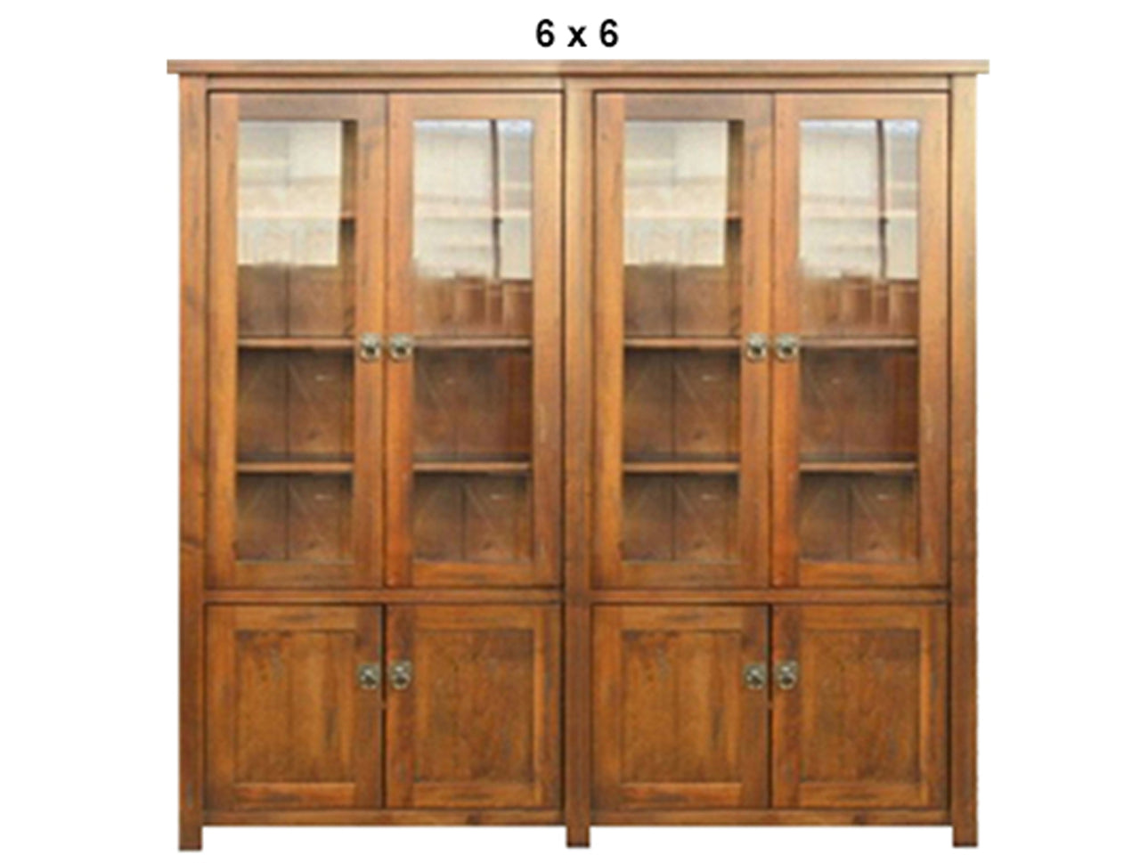 ALANZO (AUSSIE MADE) 8 DOOR LIBRARY UNIT COLLECTION - ASSORTED STAINED COLOURS - STARTING FROM $2399