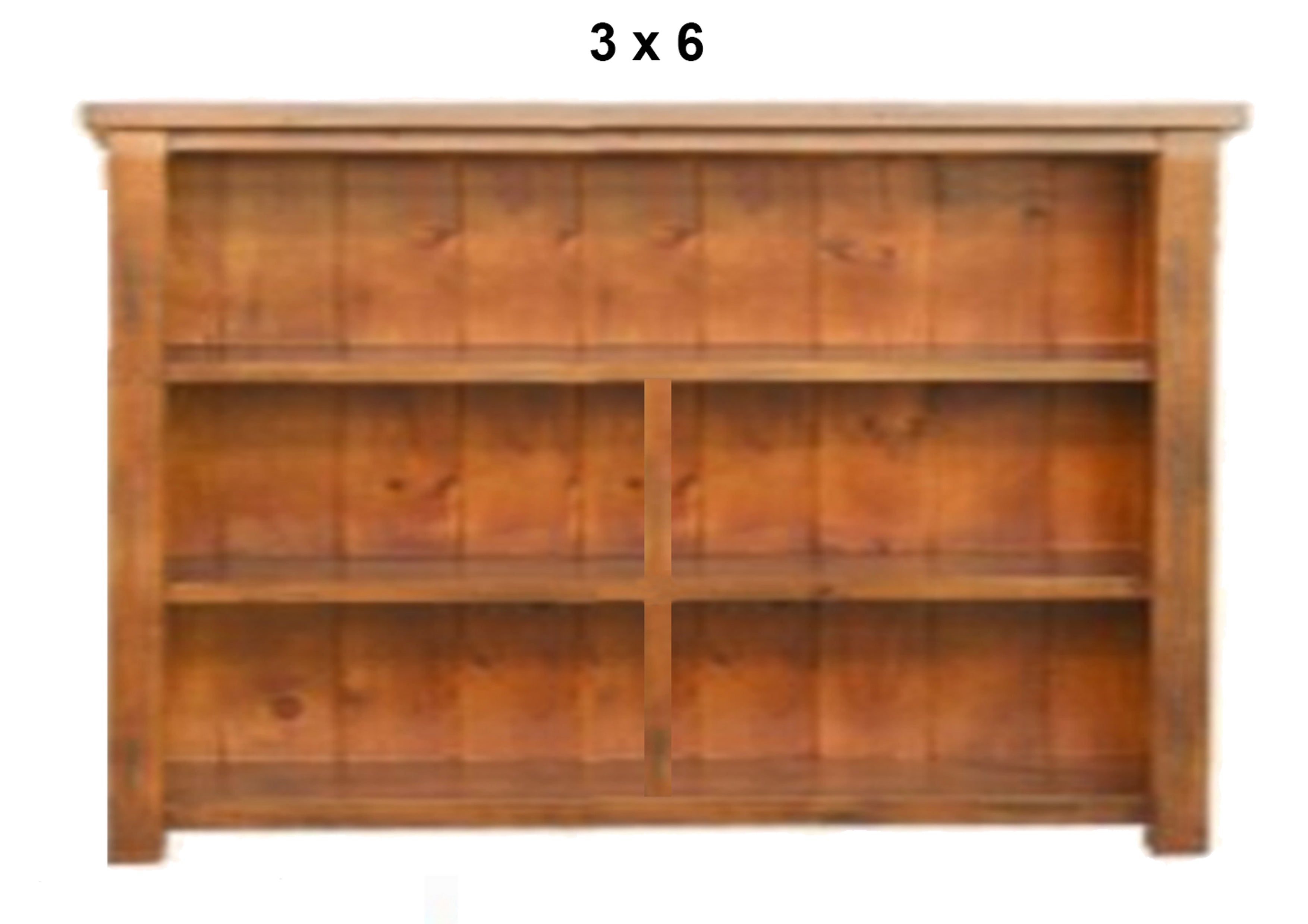 ALANZO (AUSSIE MADE) LOWLINE BOOKCASE WITH WIDE T&G BACKING COLLECTION - ASSORTED STAINED COLOURS - STARTING FROM $499