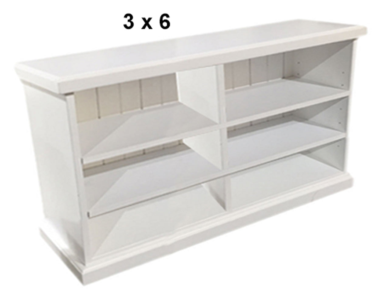 ALEXIA (AUSSIE MADE) LOWLINE BOOKCASE COLLECTION  - ASSORTED PAINTED COLOURS - STARTING FROM $499