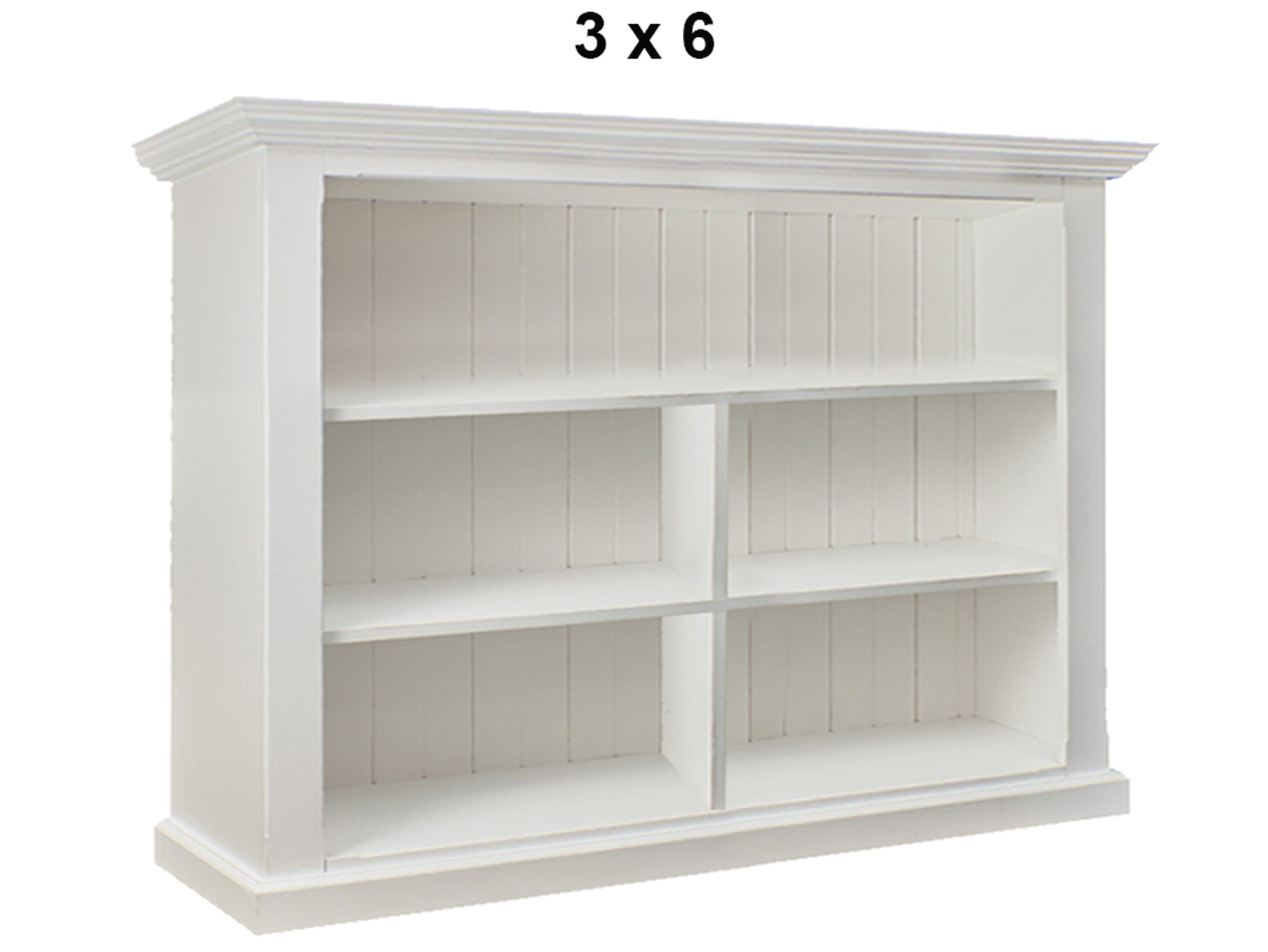 ANTALYA (AUSSIE MADE) TRIPLE TOP LOWLINE BOOKCASE COLLECTION - ASSORTED PAINTED COLOURS - STARTING FROM $599