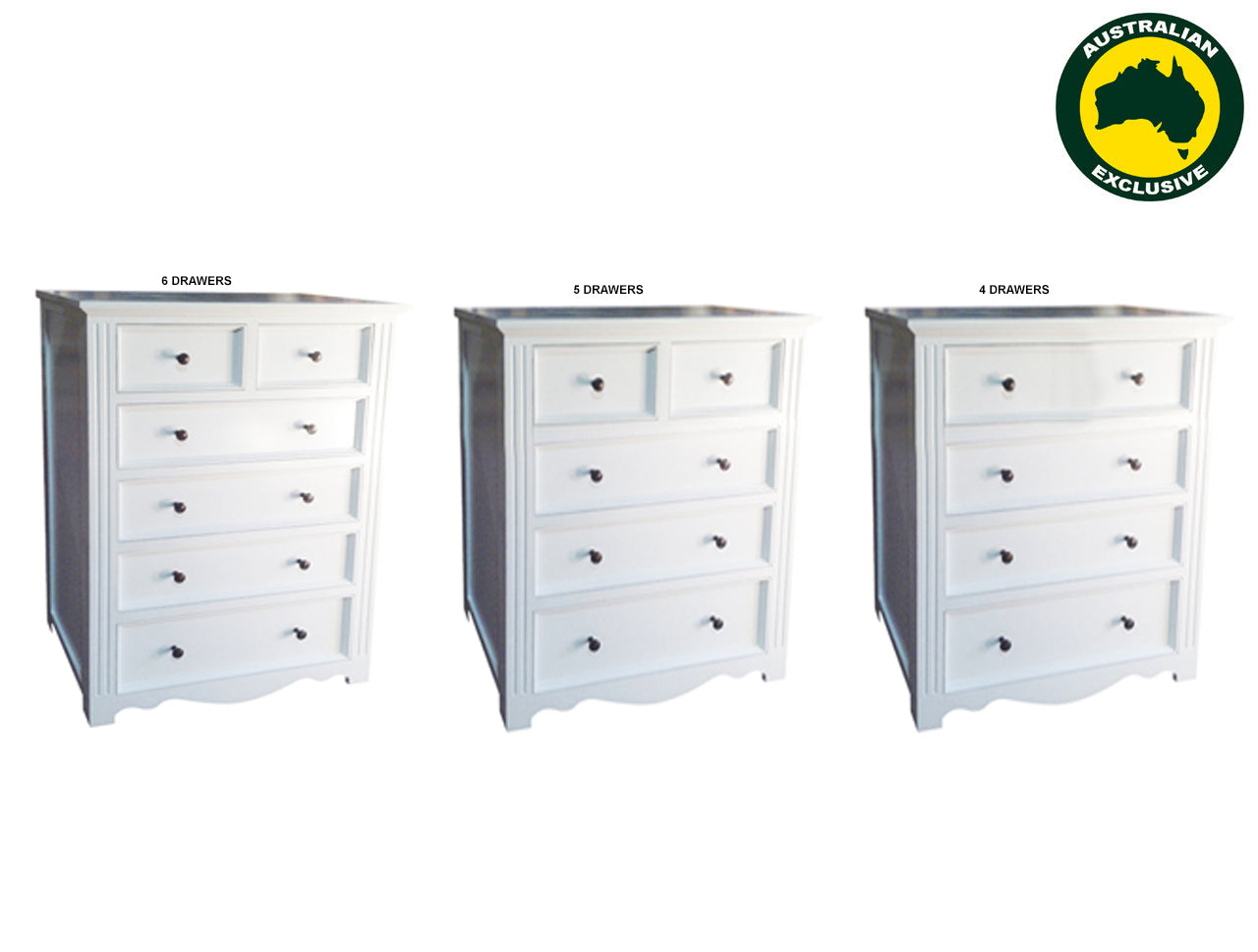 ANZAC (AUSSIE MADE) TALLBOY COLLECTION - ASSORTED PAINTED COLOURS - STARTING FROM $999