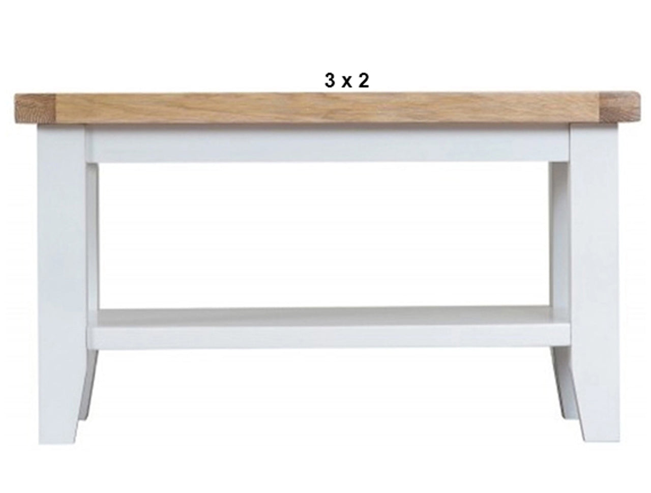 ARBETTA (AUSSIE MADE) COFFEE TABLE WITH MAGAZINE RACK COLLECTION - ASSORTED PAINTED / STAINED COLOURS - STARTING FROM $599