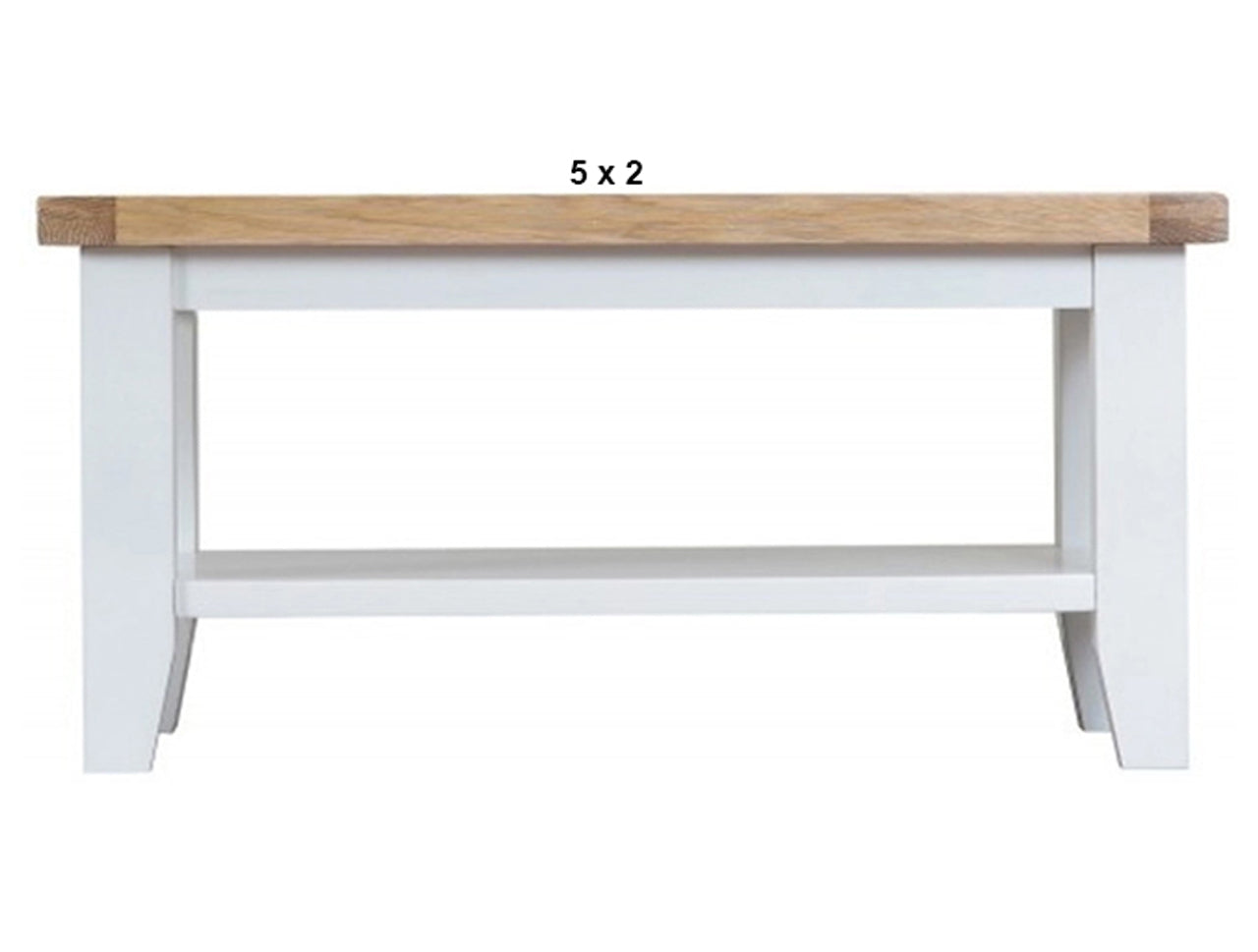 ARBETTA (AUSSIE MADE) COFFEE TABLE WITH MAGAZINE RACK COLLECTION - ASSORTED PAINTED / STAINED COLOURS - STARTING FROM $599