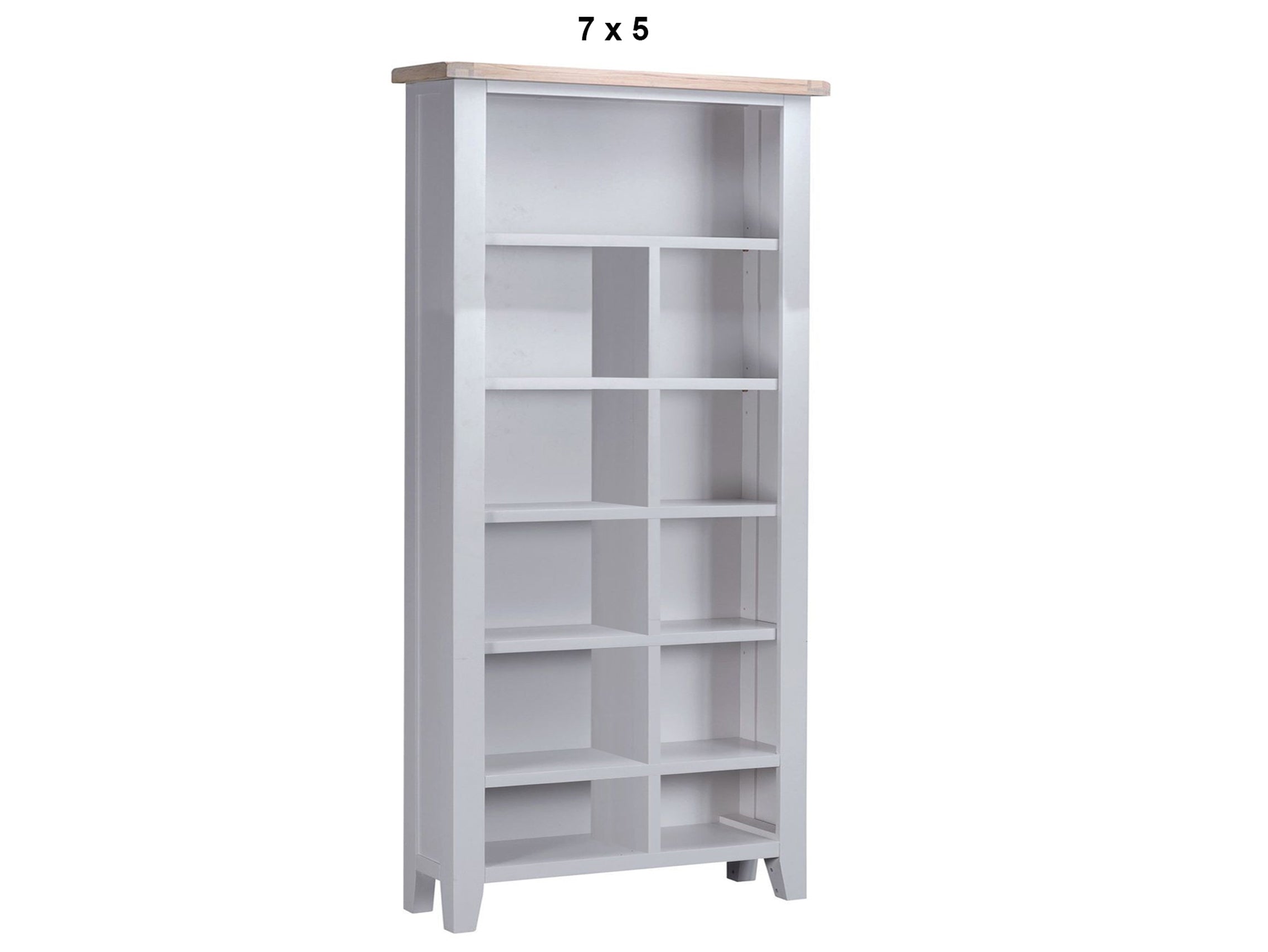 ARBETTA (AUSSIE MADE) HIGHLINE BOOKCASE COLLECTION - 2 TONE - (TASSIE OAK COMBINATION TOP / ASSORTED PAINTED COLOURS CARCASS) - STARTING FROM $949