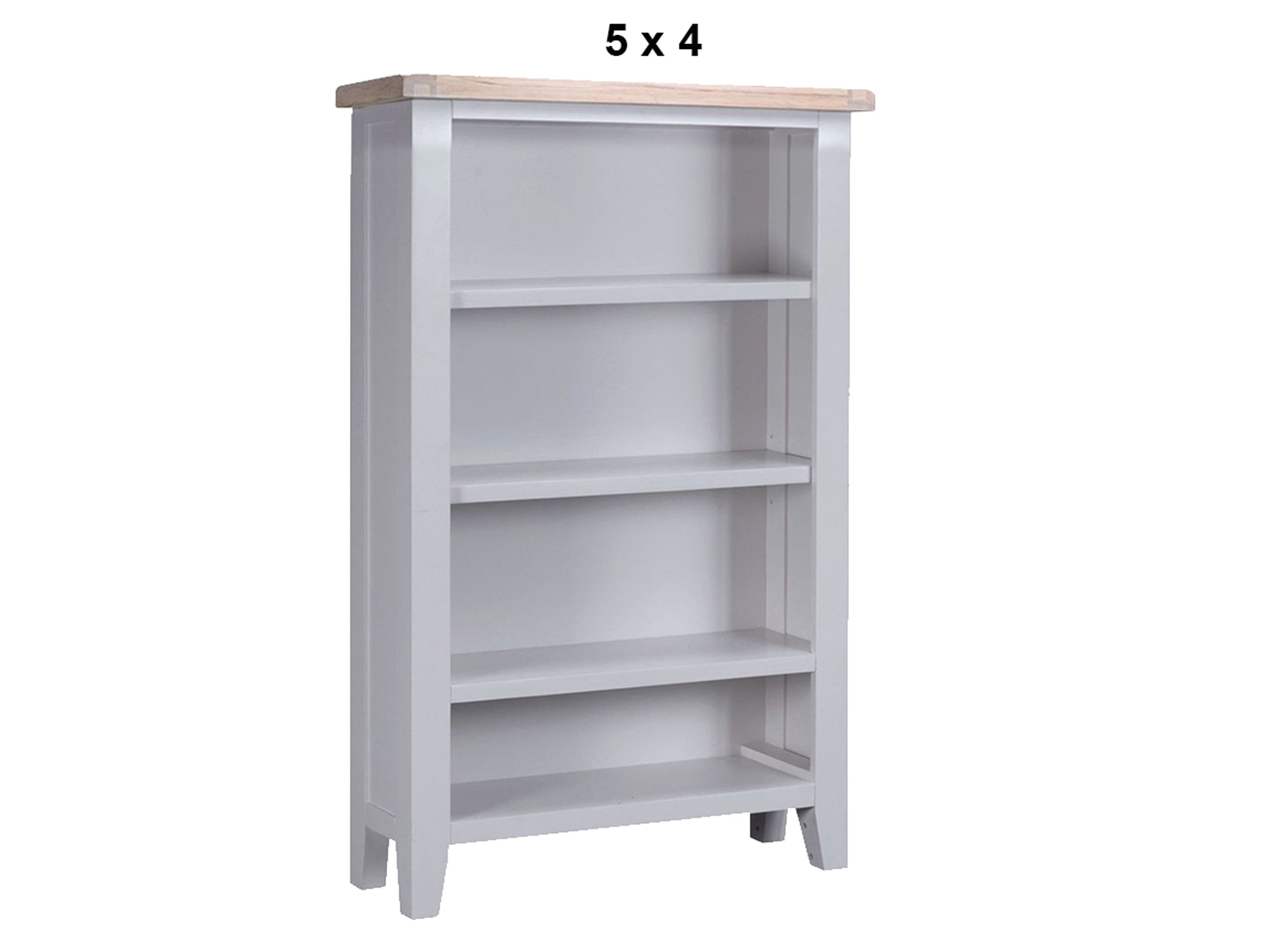 ARBETTA (AUSSIE MADE) LOWLINE BOOKCASE COLLECTION - 2 TONE - (TASSIE OAK COMBINATION TOP / ASSORTED PAINTED COLOURS CARCASS) - STARTING FROM $599