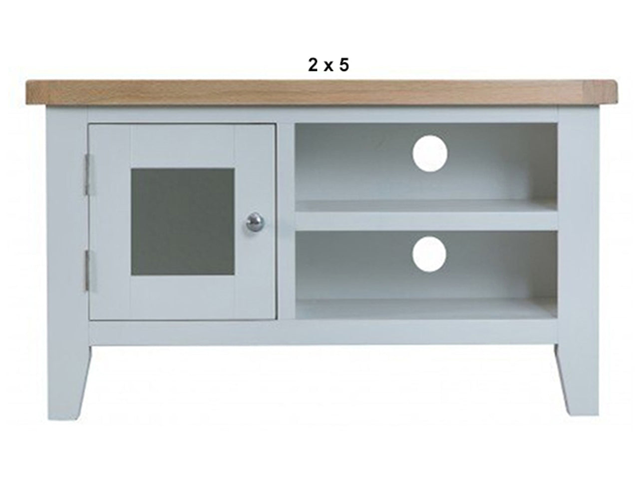 ARBETTA (AUSSIE MADE) TV UNIT WITH 1 DOOR / 2 COMPONENT SPACES COLLECTION - ASSORTED PAINTED / STAINED COLOURS - STARTING FROM $749