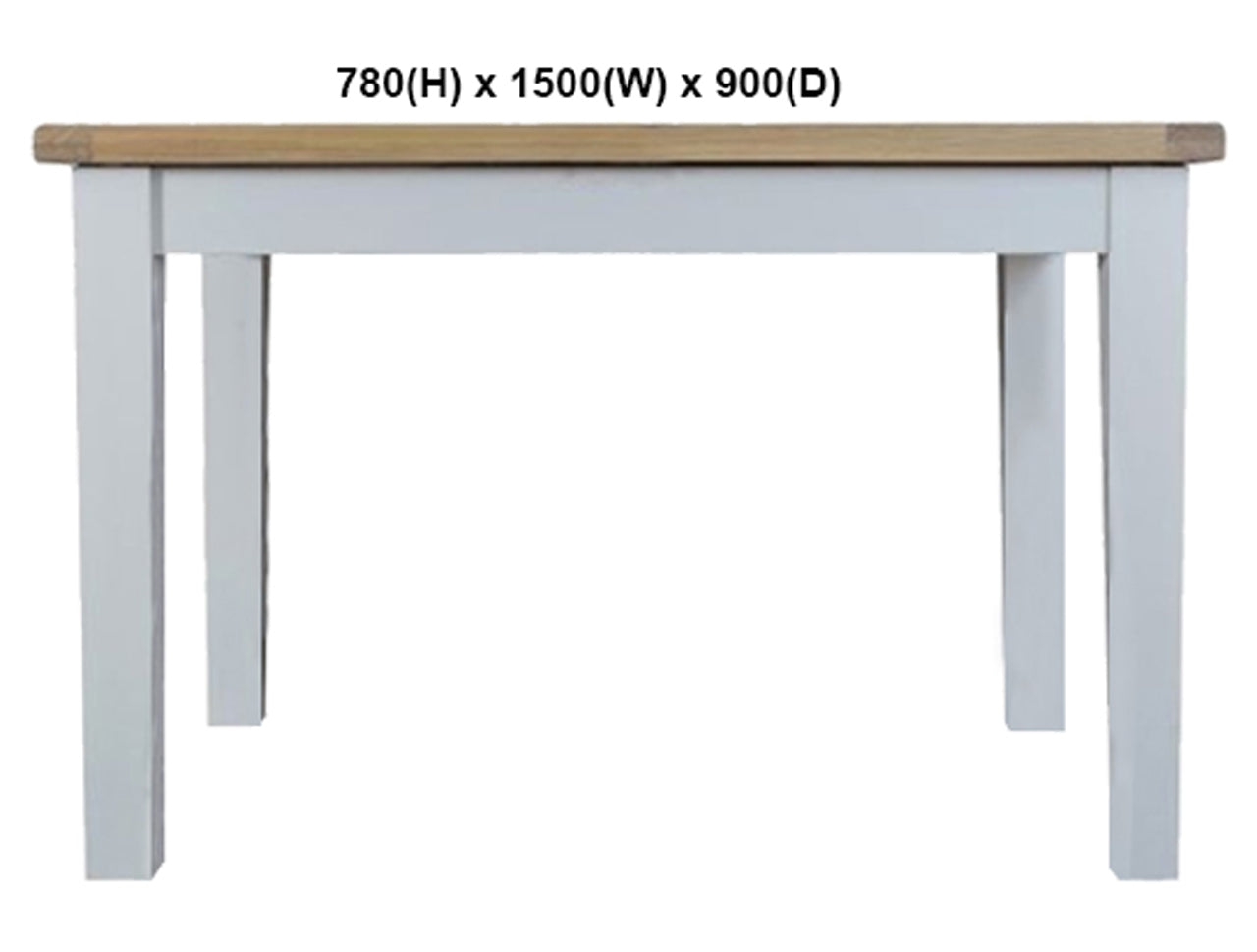 ARBETTA (AUSSIE MADE) THICK TOP DINING TABLE COLLECTION - ASSORTED PAINTED COLOURS - STARTING FROM $1499