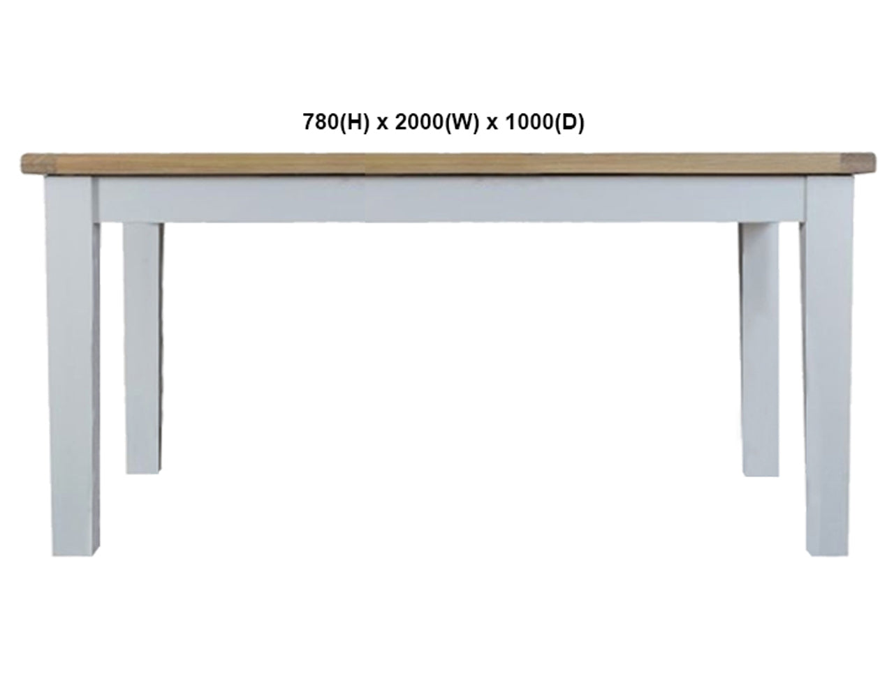 ARBETTA (AUSSIE MADE) THICK TOP DINING TABLE COLLECTION - ASSORTED PAINTED COLOURS - STARTING FROM $1499