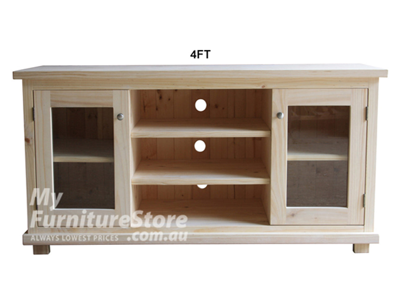 ARNCLIFFE (AUSSIE MADE) 2 DOOR TV UNIT COLLECTION - ASSORTED STAINED COLOURS - STARTING FROM $799