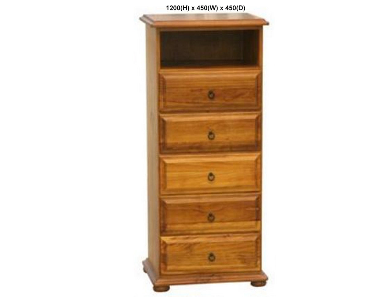 AVONDALE (AUSSIE MADE) LINGERIE CHEST WITH VIDEO SHELF COLLECTION - ASSORTED STAINED COLOURS - STARTING FROM $699