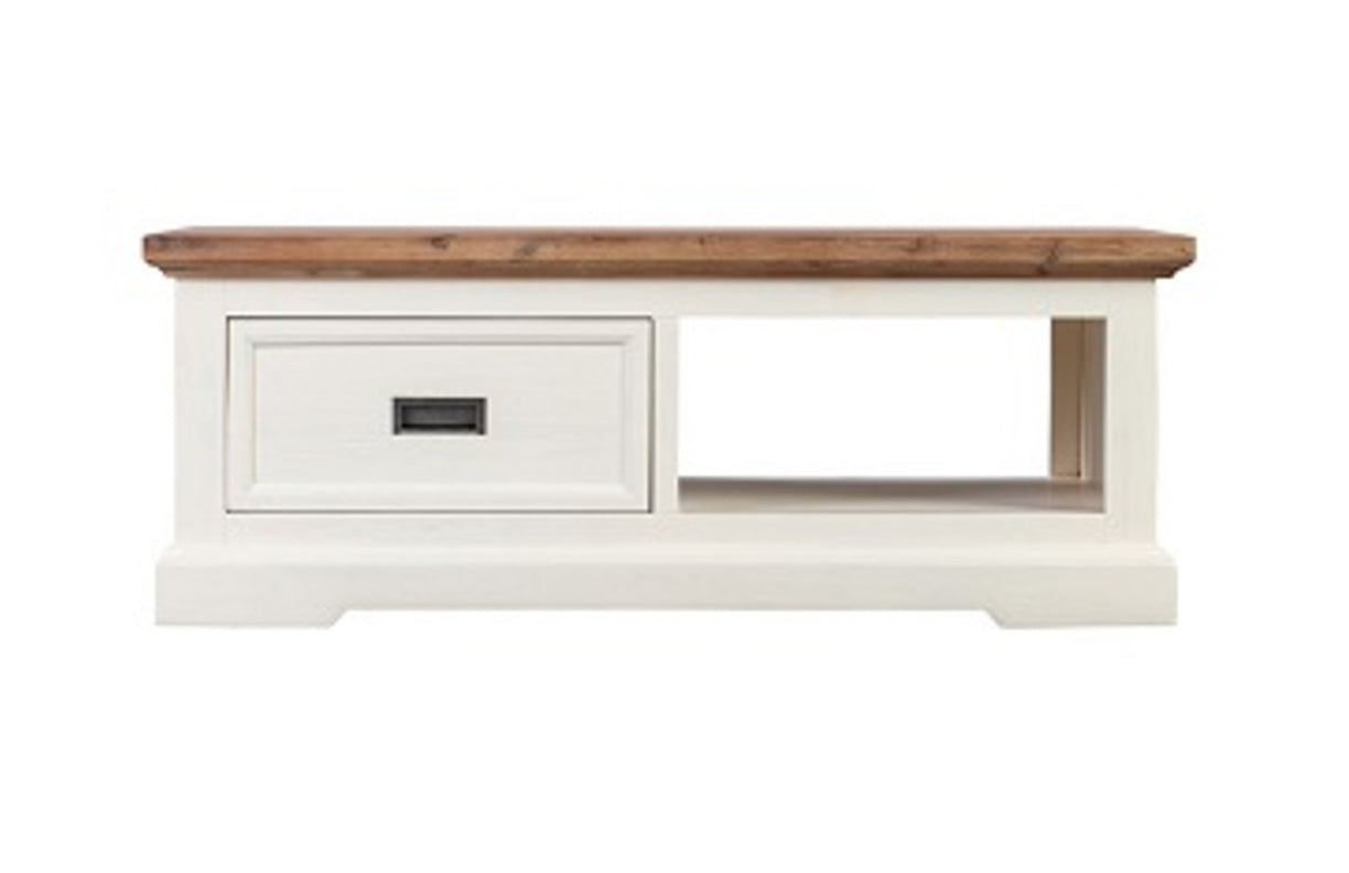 BALMAIN (AUSSIE MADE) COFFEE TABLE WITH 1 DRAWER  - ASSORTED PAINTED COLOURS OR TWO TONE 