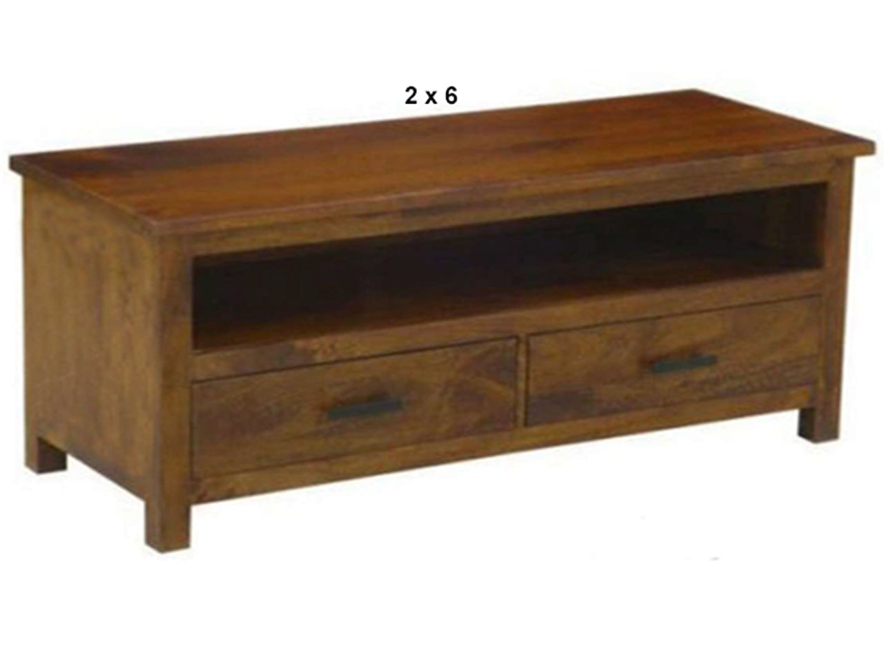 BRONTE (AUSSIE MADE) 2 DRAWER TV UNIT COLLECTION - ASSORTED STAINED COLOURS - STARTING FROM $699