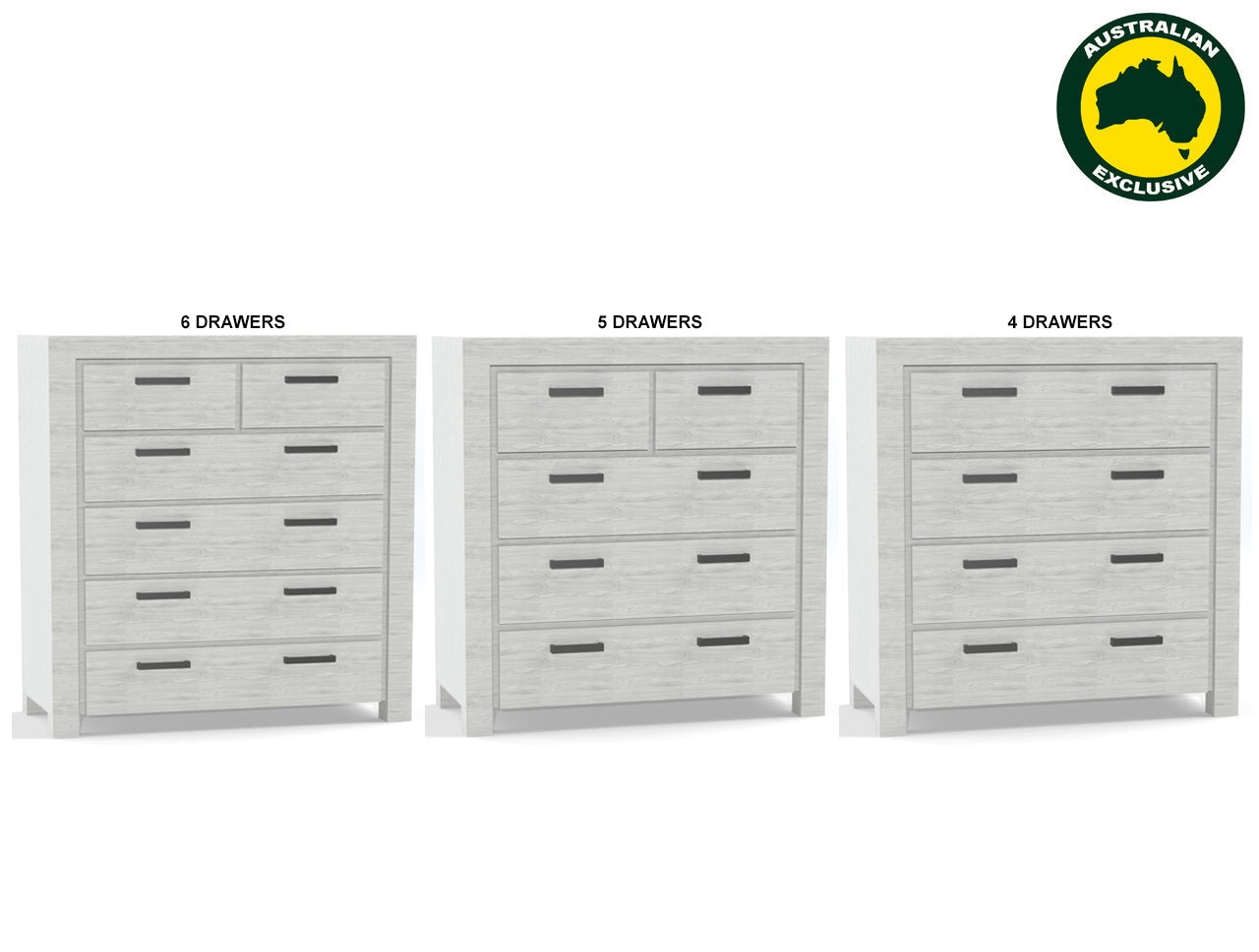 BROOKS (AUSSIE MADE) TALLBOY COLLECTION - ASSORTED PAINTED COLOURS - STARTING FROM $899