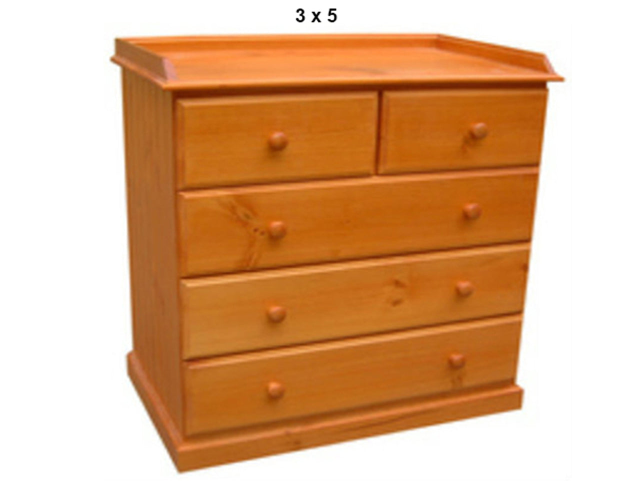 BABY (AUSSIE MADE) CHANGE TABLE 5 DRAWERS COLLECTION - ASSORTED STAINED COLOURS - STARTING FROM $699