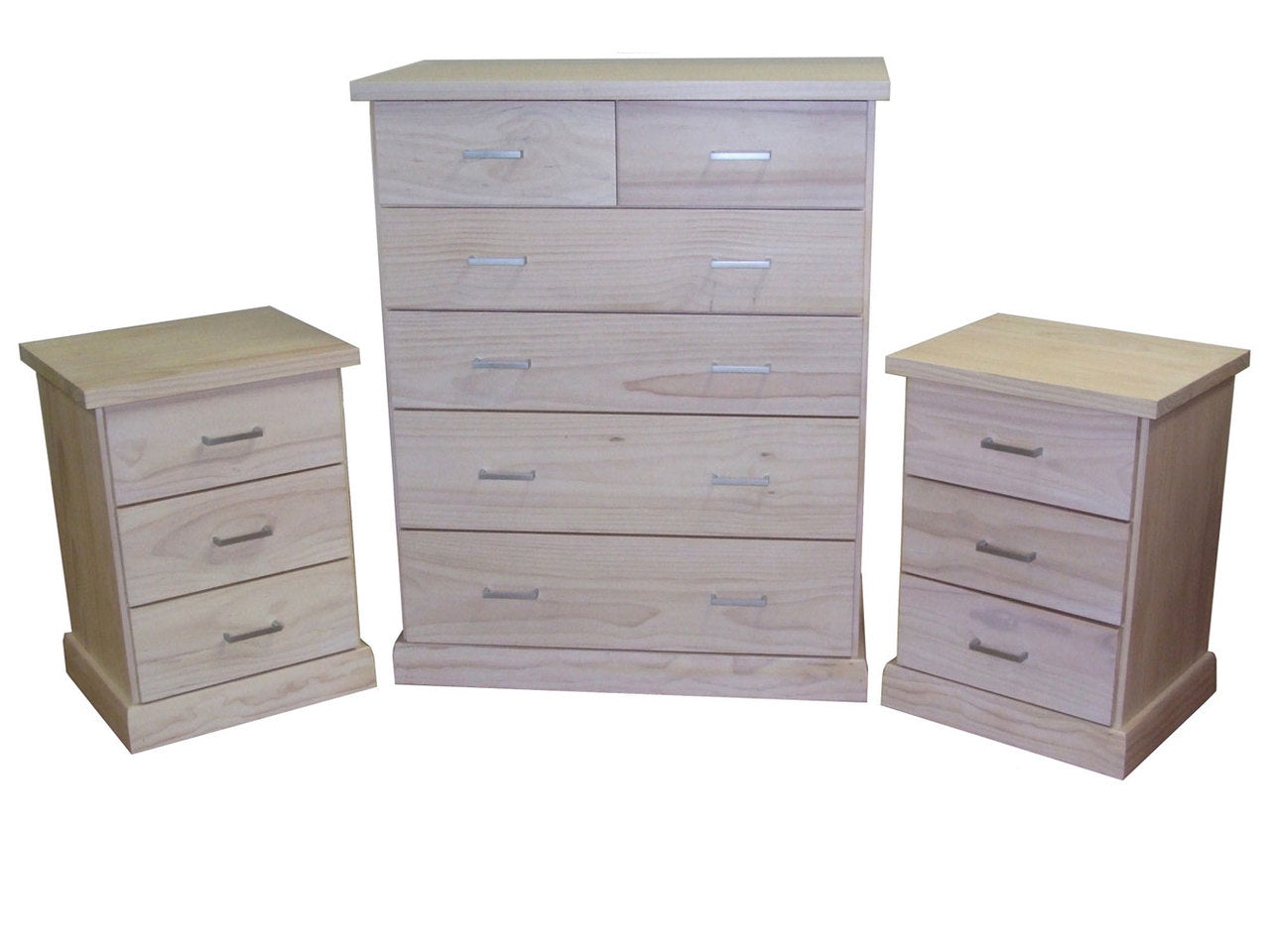 BAYSIDE (AUSSIE MADE) 3 PIECE CHEST SET (6+3+3) - ASSORTED STAINED COLOURS